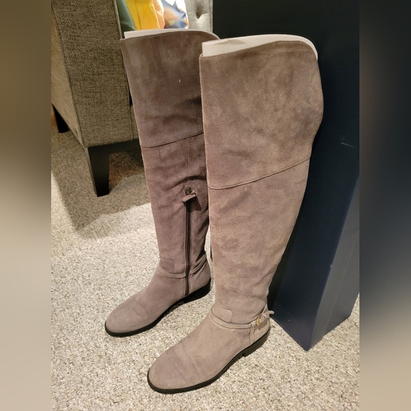 Cole Haan Over the Knee Suede Boots - Picture 3 of 6